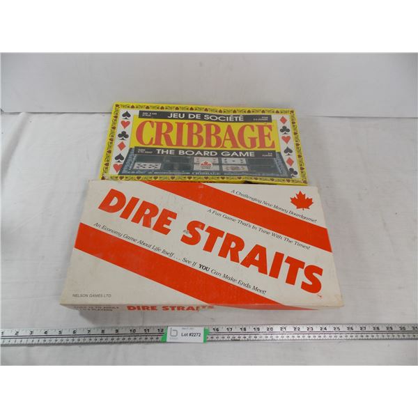 Dire Straits + Cribbage (sealed) board games