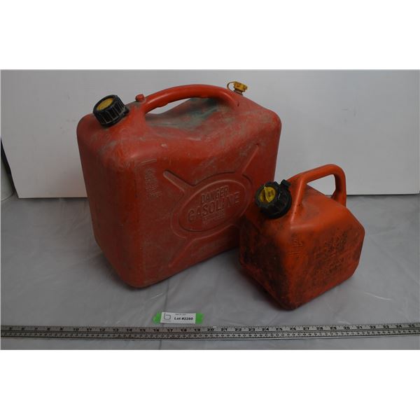 Pair of Gas Cans - 5L + 22.7L