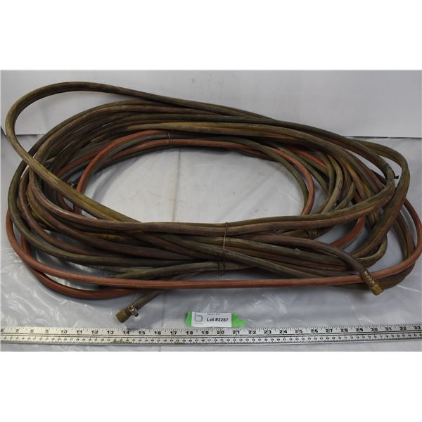 Bundle of old hoses