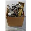 Image 1 : Box of misc drywalling & painintg equipment