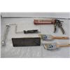 Image 2 : Box of misc drywalling & painintg equipment