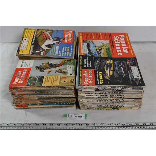 Popular Mechanics 1960's magazines (musty paper smell)