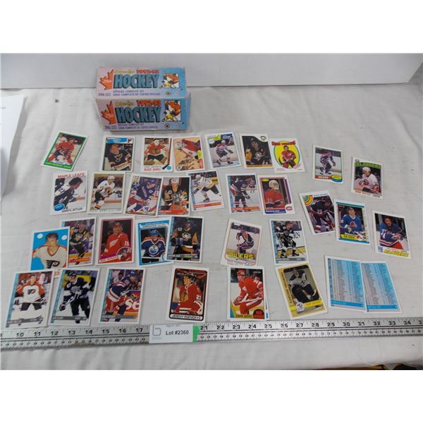 92-93 OPC 25th anniversary series cards (assorted, out of order, somewhat dirty)