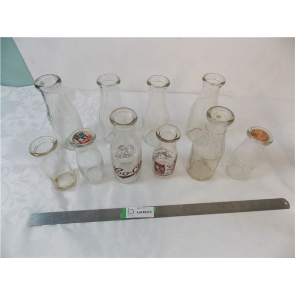 Various Milk Bottles - Saskatoon Co-op