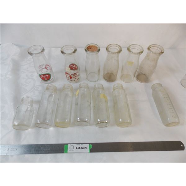 Baby bottles (evenflo) + milk bottles (palm)