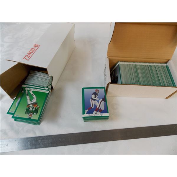 2 sets of 1991 Fleer Football cards