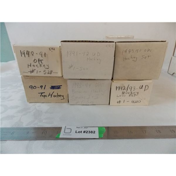 89-90,90-91,91-92,92-93 NHL Hockey complete sets