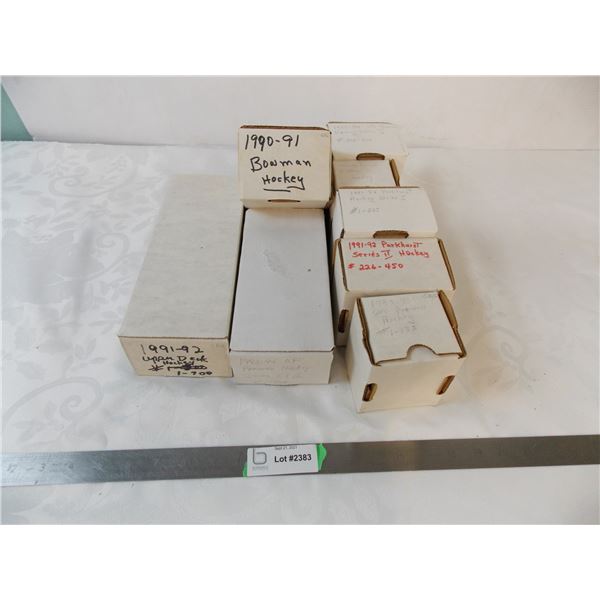 1990-1993 Proset, bowman, parkhurst, opc, UD, NHL hockey complete sets