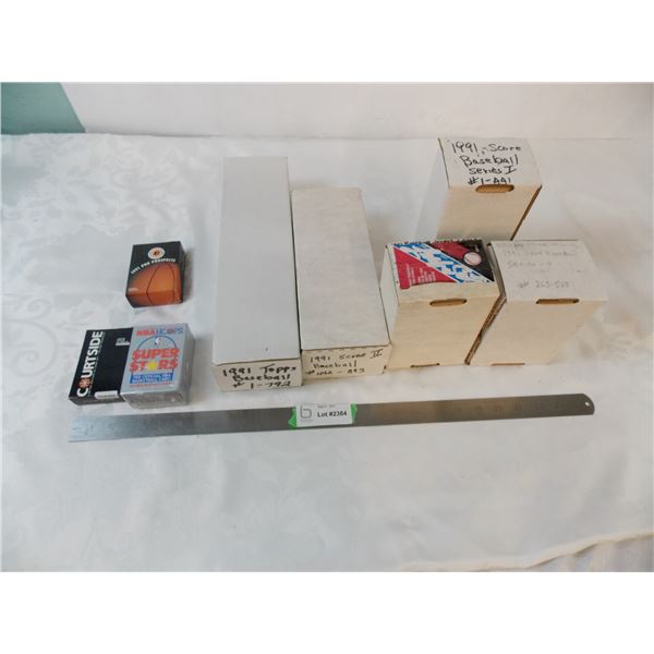 1991 Topps/Score/Leaf baseball card sets