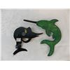 Image 3 : 1956 Chalkware swordfish + plastic wall hanger