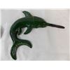 Image 4 : 1956 Chalkware swordfish + plastic wall hanger