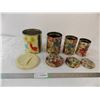 Image 1 : Vintage Procter and Gamble Tin Can + 3 stacking storage tins