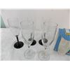 Image 4 : 5 wine glasses (2 Dakota Dunes) and 4 Mistral Duralex drinking glasses