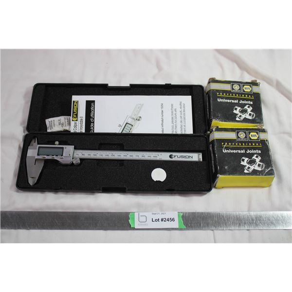 stainless steel electronic digital caliper - product number: 15254 + universial joints
