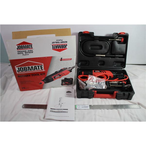 Jobmate rotary tool kit (like new)