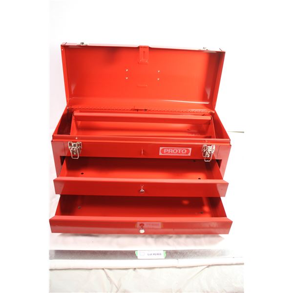 Proto Tool Box (new) 8.5"W x 20.5"L x 9.5"T