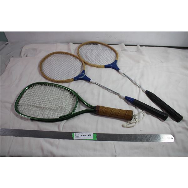 wood badminton racquets
