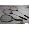 Image 4 : wood badminton racquets