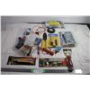 Image 1 : Soldering Irons + heat shrink tubing + utility knife + Tire pressure gauge + wire + solder + other m