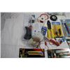 Image 2 : Soldering Irons + heat shrink tubing + utility knife + Tire pressure gauge + wire + solder + other m