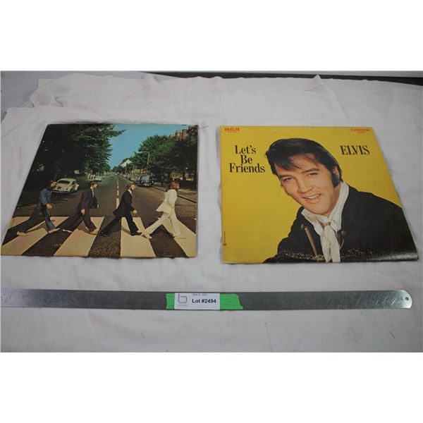 Records - Elvis + The Beatles