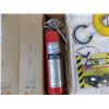 Image 5 : Rubber Mallet, Tin snips, wrenches, safety glasses, whipper snipper wire, depleted fire extinguisher