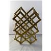 Image 2 : Gold wine rack & Gold newspaper holder