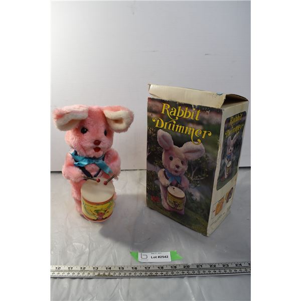 Vintage Rabbit drummer battery operated toy