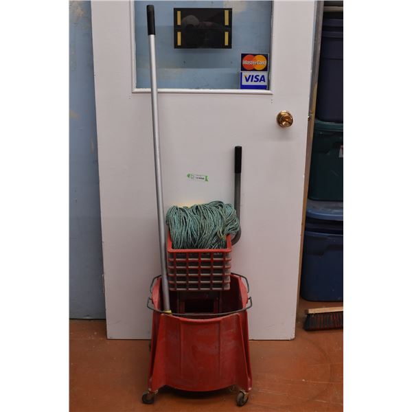 Mop Bucket and mop