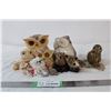 Image 1 : Small Owl ornaments - two are stone carved