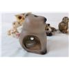 Image 3 : Small Owl ornaments - two are stone carved