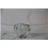 Image 3 : Miniature blown glass elephant and heavy glass paperweight