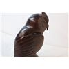 Image 3 : Heavy solid iron wood Owl carving - 13" tall