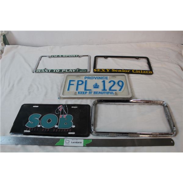 License Plate holders