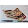 Image 1 : Molson Canadian wood hockey stick set of 5
