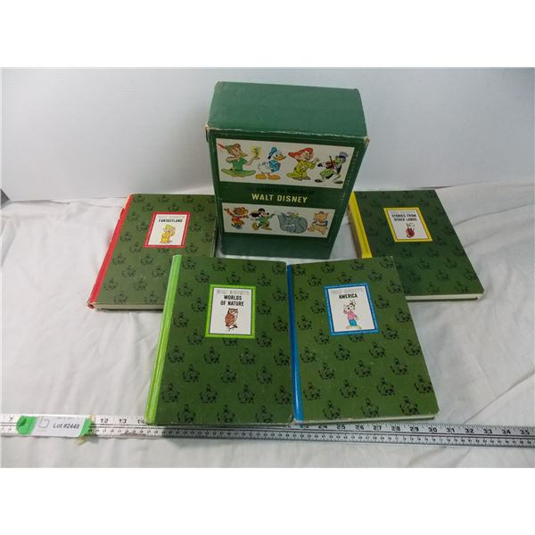 Vintage Walt Disney Wonderful World Set of 4 books