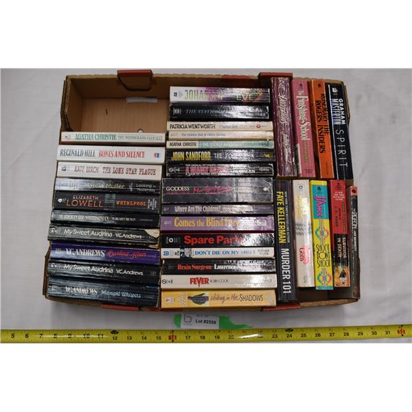 Box of assorted old books