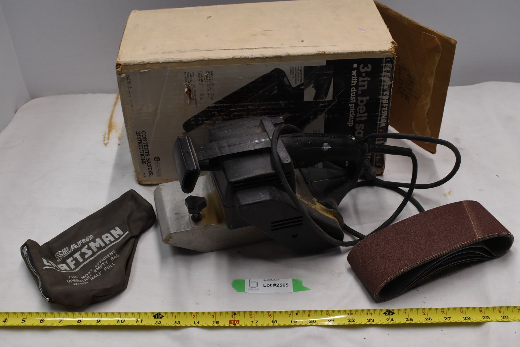 Craftsman Belt sander w/ dust pickup
