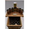 Image 1 : Wood box w/ Phonographic cylinders