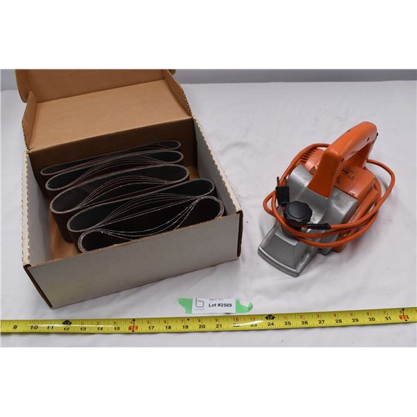 Black & Decker Planer w/ extra sandpaper