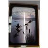 Image 1 : Picture/Clock. Loons on a lake