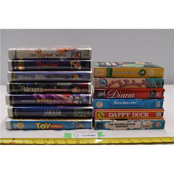 Disney & Dr. Seuss VHS Movies