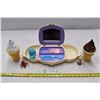 Image 1 : Fisher price dress up, plastic ice cream combs, ET stamp