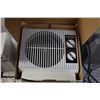 Image 2 : box of 4 electric heaters - all power on/fans work, one appears new unused