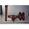 Image 1 : Salomon S444 Ski's (6ft long) and two pairs of ski boots (8M + 9M)