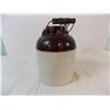 Image 8 : Jar Crock with lid - 7" diamter 11" tall - date stamped 1901