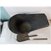 Image 2 : Antique Coal Skuttle with scoop