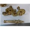 Image 4 : Brass Spitoon with Brass Candlesticks