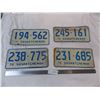 Image 1 : (4) 1976 Sask License Plates