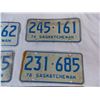 Image 3 : (4) 1976 Sask License Plates